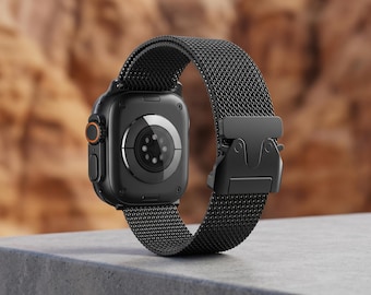 Milanese Loop Apple Watch Band | Stainless Steel Magnetic Strap (38-49mm)