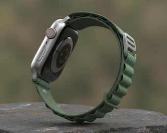 Alpine Loop Apple Watch Band | Durable Nylon Sport Strap, G-Hook Clasp