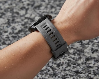 Garmin Silicone Band | QuickFit 22mm 26mm Strap for Fenix Epix Enduro Instinct Descent Tactix