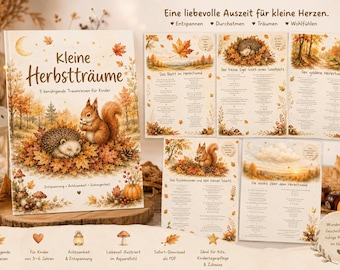 Little Autumn Dreams – 5 Dream Journeys for Children | Relaxation & Mindfulness | Daycare, Kindergarten, Childcare, Autumn (PDF)