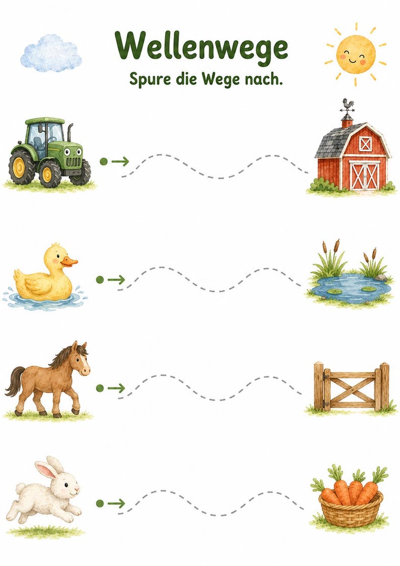 Farmyard Handwriting Practice | Preschool Fine Motor Skills & Pencil ...