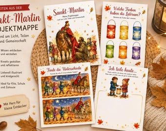 St. Martin's Day Project Folder for Kindergartens | 23-page PDF | Lantern Festival, Sharing & Community | Kindergarten, Preschool and Daycare