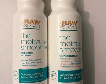 Set met shampoo en conditioner van kokosnoot, agave, zoete amandelmelk.