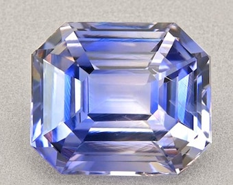 Natural Bi Color Sapphire 2.54ct Octagon Cut Loose Gemstone September Birthstone Jewelry Making Gift