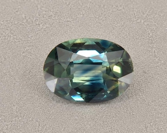 Natural Green Sapphire 1.46ct Oval Shape Gemstone