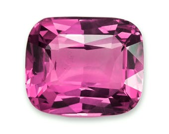 1.59ct Natural Pink Sapphire Cushion shape Unheated Loose Gemstone