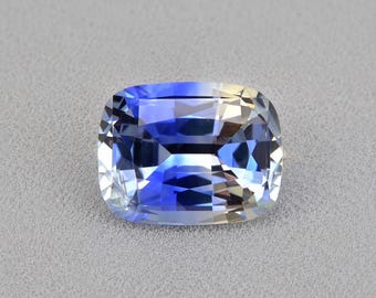 2.18ct Natural Unheated Sapphire Bi Color Cushion Gemstone