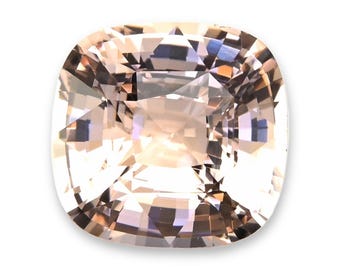 1.25ct Natural Unheated Sapphire Peach Color Cushion Gemstone