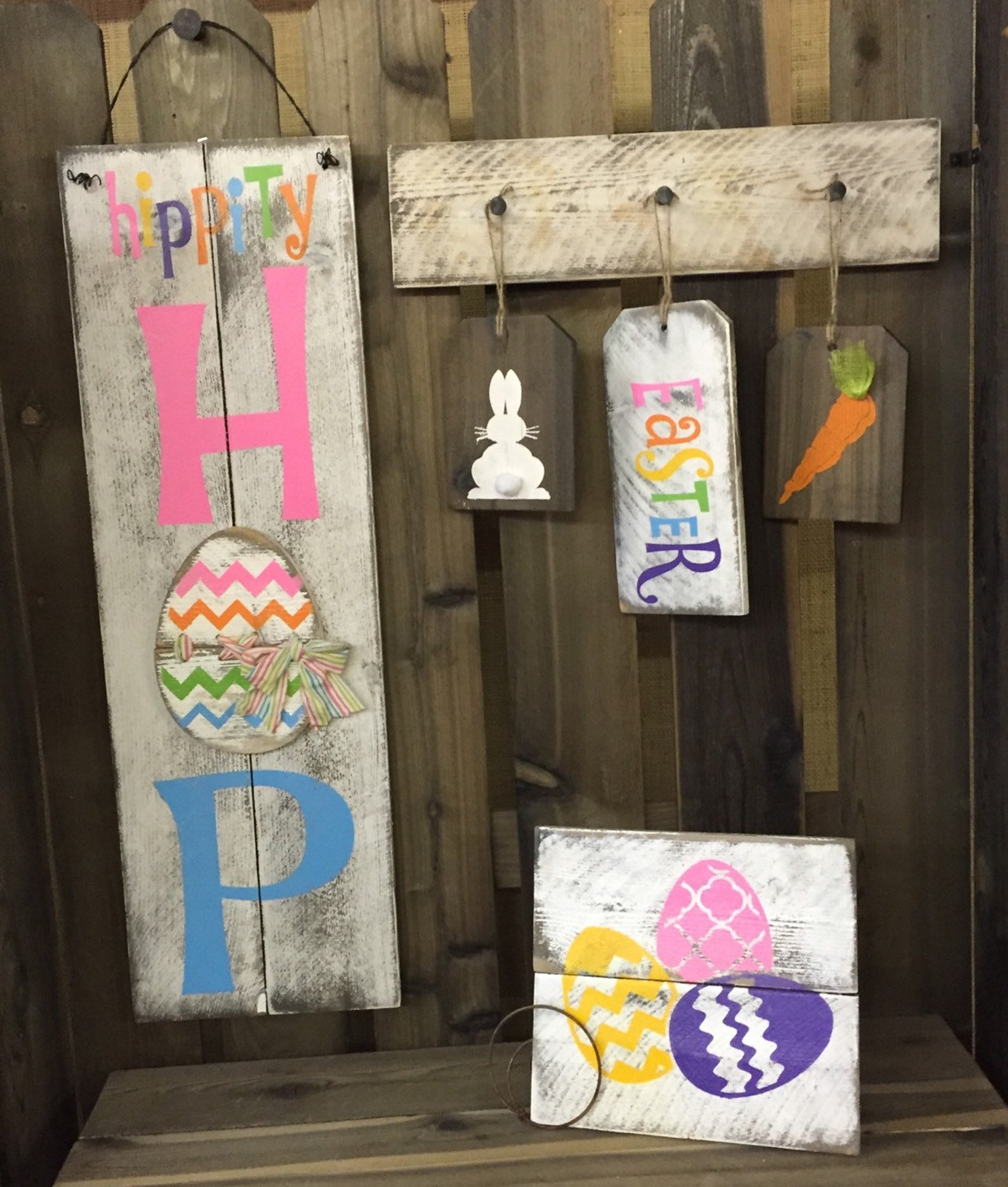 Easter Eggs Holiday/seasonal Icon Wood Sign Handmade & Etsy