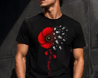Lest We Forget Poppy PNG: Memorial Day Veteran Tribute Art