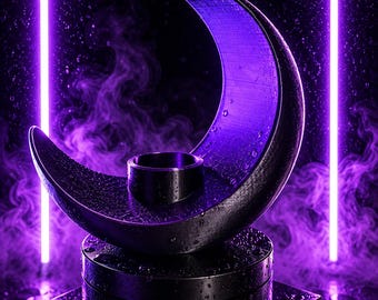 3D Printed Moon Candle Holders