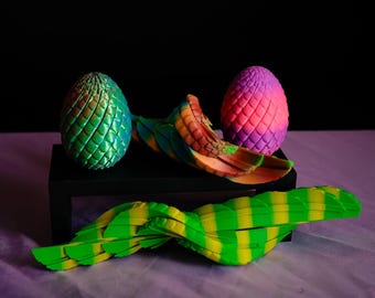 3D printed fidget dragon egg
