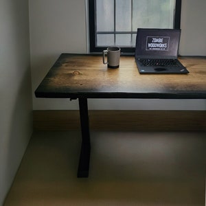 Sunburst Sit Stand Desk with Electric Adjustable Stand /Base image 4