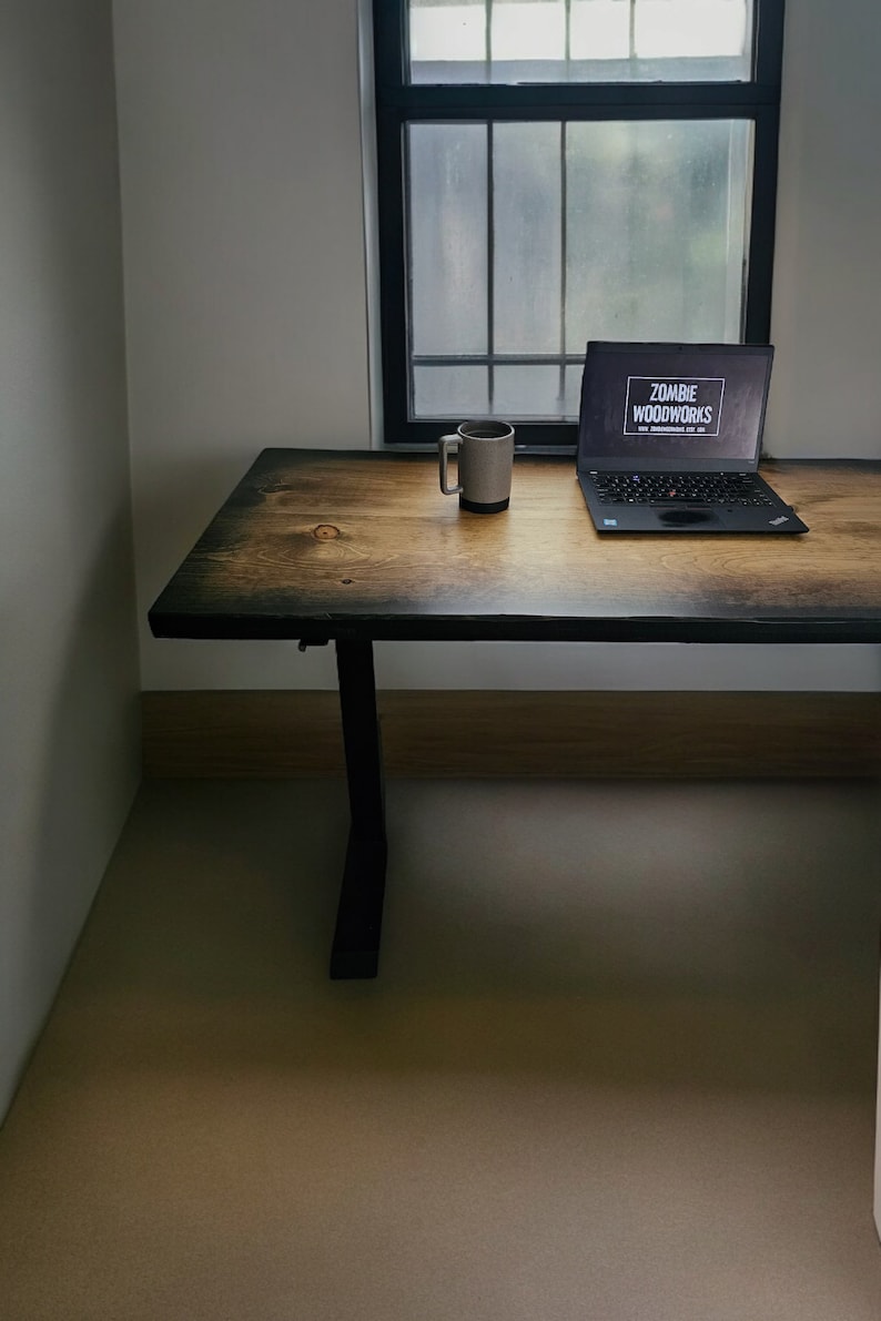Sunburst Sit Stand Desk with Electric Adjustable Stand /Base image 4