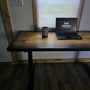Sunburst Sit Stand Desk with Electric Adjustable Stand /Base image 5