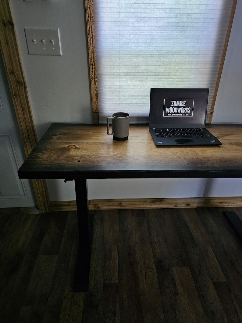 Sunburst Sit Stand Desk with Electric Adjustable Stand /Base image 5