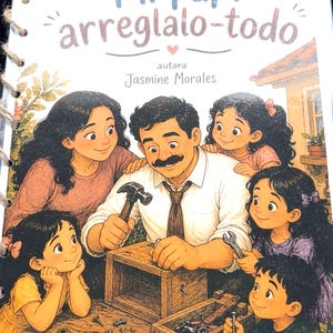 Utskrivbar bok Mi Papi Arregla-Lo-Todo | Fars dag-present till pappa | Känslosamt brev från dotter | Spansk pappapresent | Direktnedladdning