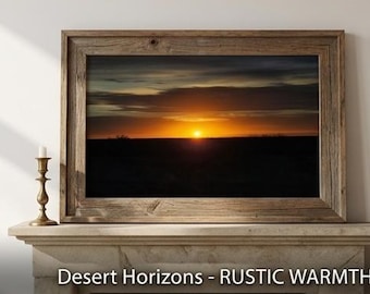 Colección Amanecer Mágicos: Pack de 4 Láminas Digitales, Arte de Pared para Salón, Fotografía de Paisajes Naturales, Decoración Moderna.