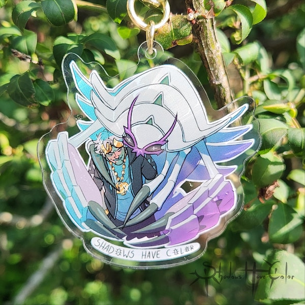 Team Skull Guzma and Golisopod Acrylic Keychain 2.5 in. Double Sided Shiny PKMN Sun and Moon