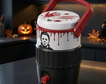 Horror Can Cooler, Slasher Movie Beverage Dispenser, Halloween