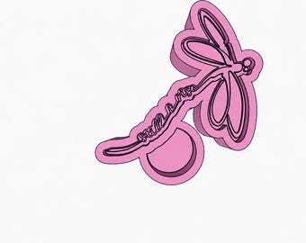 Dragon Fly "Still I rise" freshie, soap, cookie mold