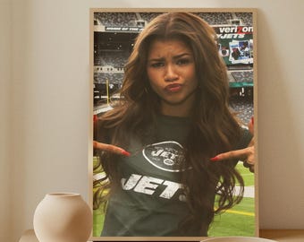 Zendaya Poster | Emmy Golden Globe Award-Gewinner-Schauspielerin-Wandkunst | Euphoria Dune Herausforderer The Drama Print | Luxus Raumdekor Geschenk