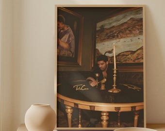 Ästhetische Drake Wandkunst | Champagne Papi Hip-Hop Poster | Für alle Hunde Era Decor | Toronto Rap-Druck | Drizzy Statement Piece