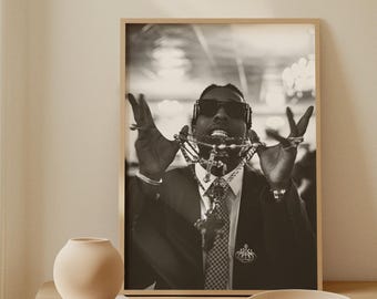 Aesthetic ASAP Rocky Poster | Harlem Hip Hop Fashion Icon Wall Decor | Don't Be Dumb Music Art Print | Bold Rap Street Culture Poster