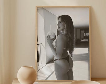 Tate McRae Poster | Pop Wall Art | Think Later Album Aesthetic Print | Modern Music Decor | Minimal Dance-Pop Style