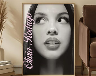 Essential Olivia Rodrigo Poster | GUTS Album Art Wall Decor | Pop Punk Angsty Music Print | Raw Emotional Gen Z Modern Bedroom Wall Art