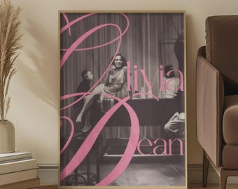 Olivia Dean Poster | The Art of Loving Wall Art | Soulful Singer Print | Neo Soul Bedroom Decor | Modern Music Aesthetic Poster