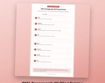 PEEL-alineastructuur | Essaystructuur Engels voor de onderbouw (direct te downloaden)