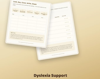 Dyslexia Printable Bundle | Dyslexia Support Set | Reading Spelling Resources | Instant Download