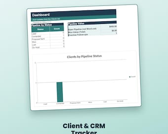 Spreadsheet voor klantbeheer | CRM-sjabloon voor kleine bedrijven in Excel | Bewerkbare Google Sheets | Direct downloaden