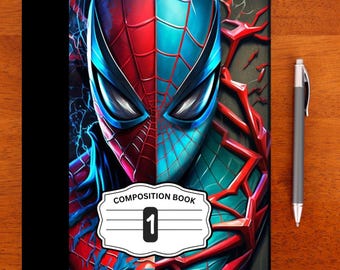 Spider composition notebook