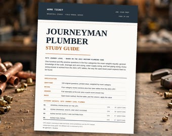 Journeyman Plumber Study Guide, NITC Exam Prep with 150 Practice Questions, 2021 UPC Based, PDF