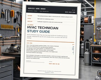 Studiegids voor HVAC-technici, voorbereiding op het NATE-certificeringsexamen met 150 oefenvragen en toelichtingen, PDF