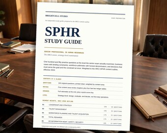 SPHR Study Guide, HRCI Senior Professional in Human Resources Exam Prep with 150 Practice Questions, PDF