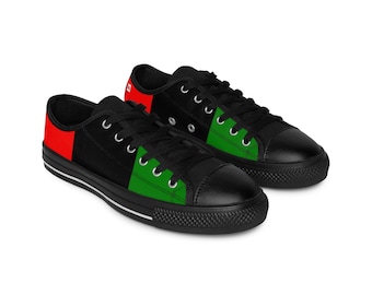 Women's  Low-Top Sneakers - Bold Heritage Design "Original Tag"