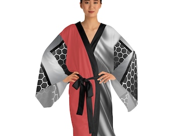 Elegant  Lovely Satin Kimono Lounge Wear