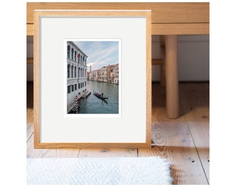 Photographie de Venise : le Grand Canal du Pont du Rialto, tirage en édition limitée