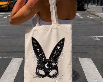 Tote bag  retro Ariana, pop music lyric T-shirt, vintage concert T-shirt
