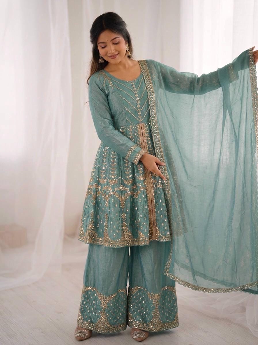 white christmas dresses Buy Beautiful Pakistani Peplum Dress With Hand Embroidery – Nameera by  Farooq