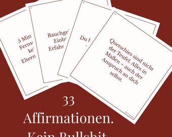 33 carte di affermazione per genitori | Affermazioni "Ce la farai" | Download digitale | Oneste. Dirette. Senza giri di parole.
