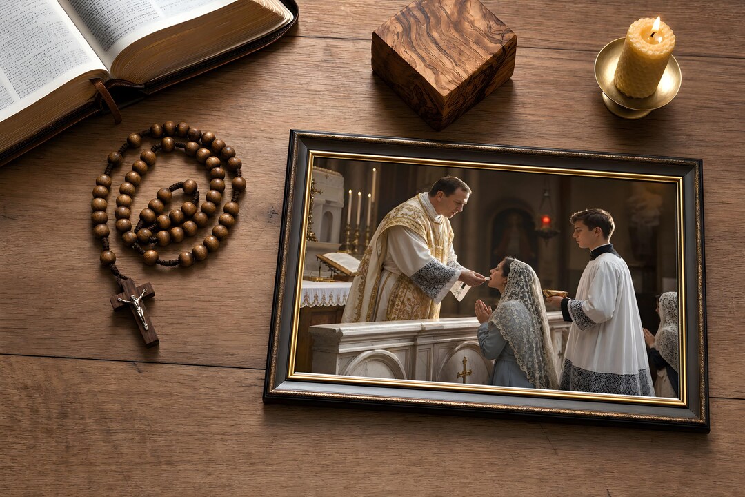 Communion Rail | After Early 20th Century Photography | Traditional ...