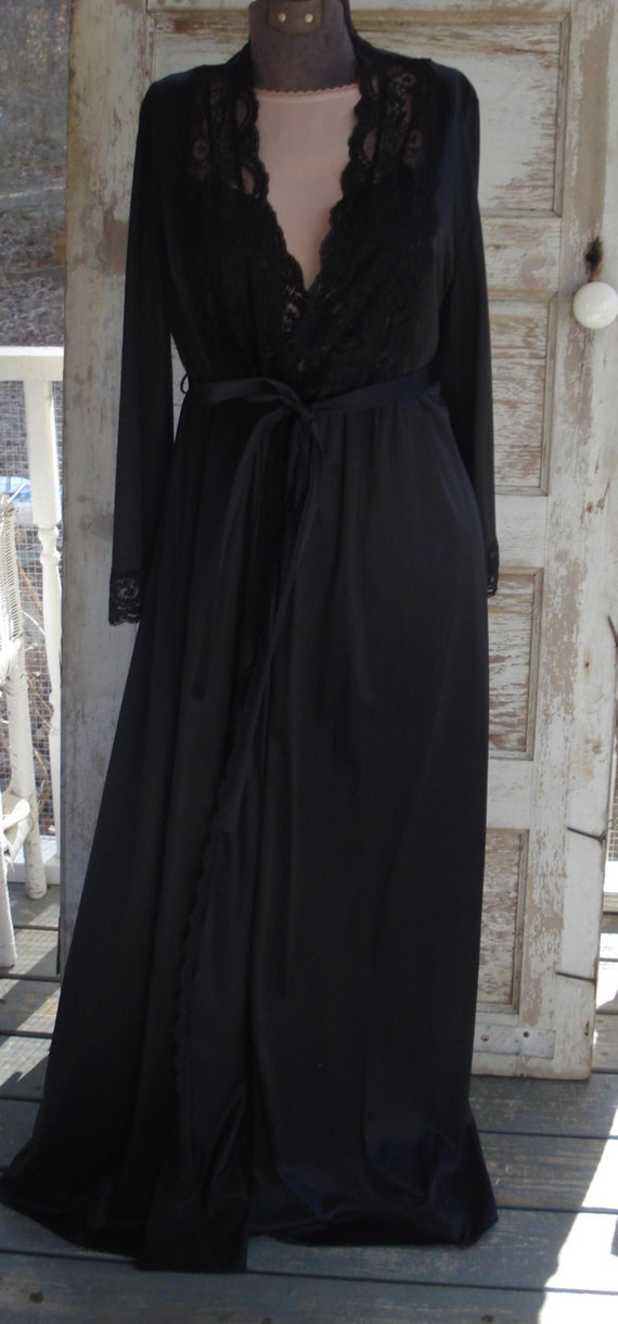 Fabulous Vintage Vassarette Sexy Black Lingerie Se