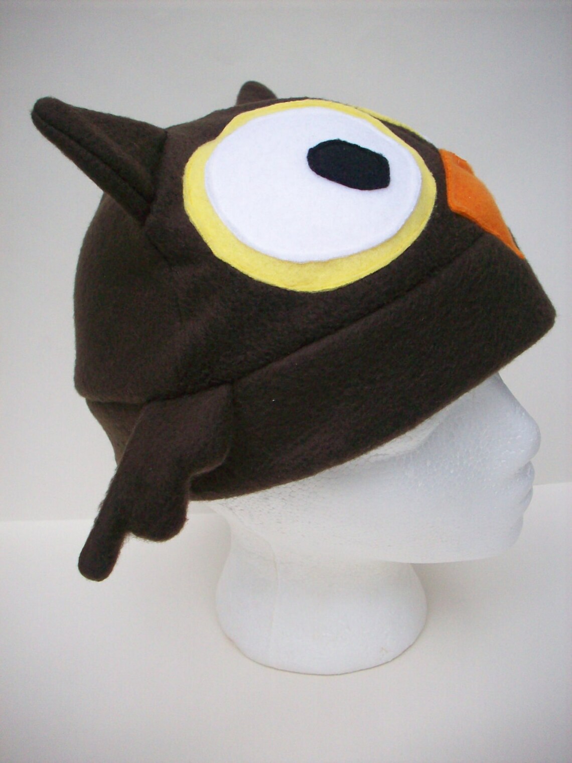 Fleece Owl Hat Etsy