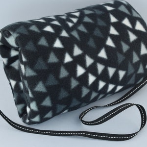 Geometric Print Hand-Warmer Muff