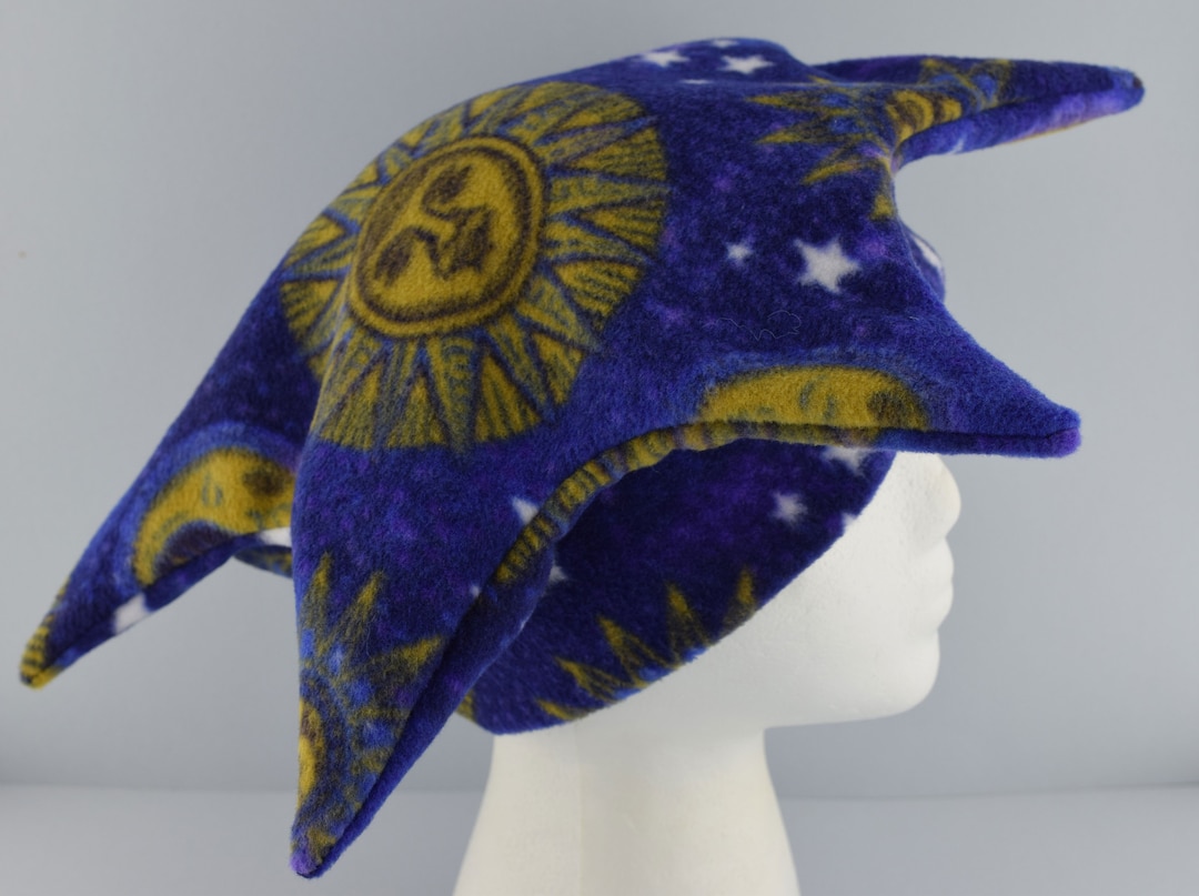Colorful Fleece Jester Hat Etsy