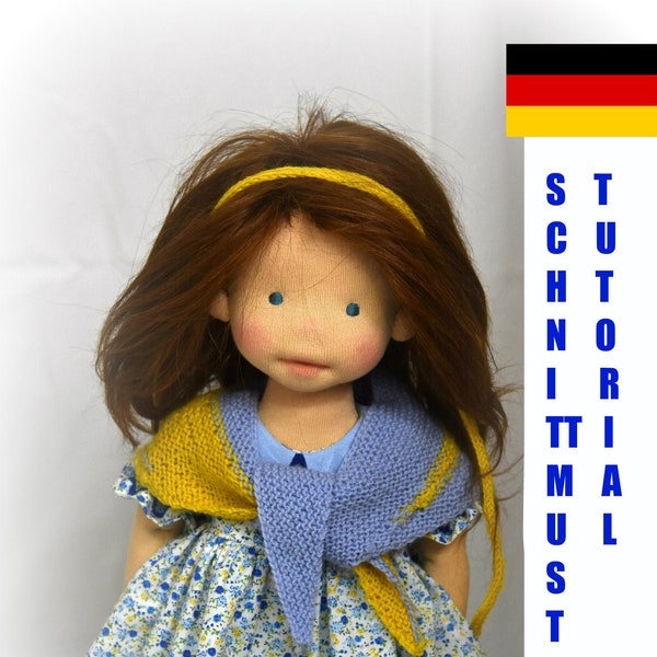 Schnittmuster und Tutorial für Waldorfpuppe in DEUTSCH